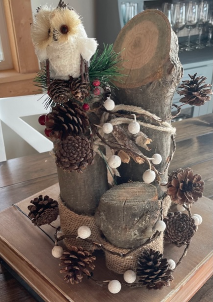 DIY Centerpiece for holiday decorations