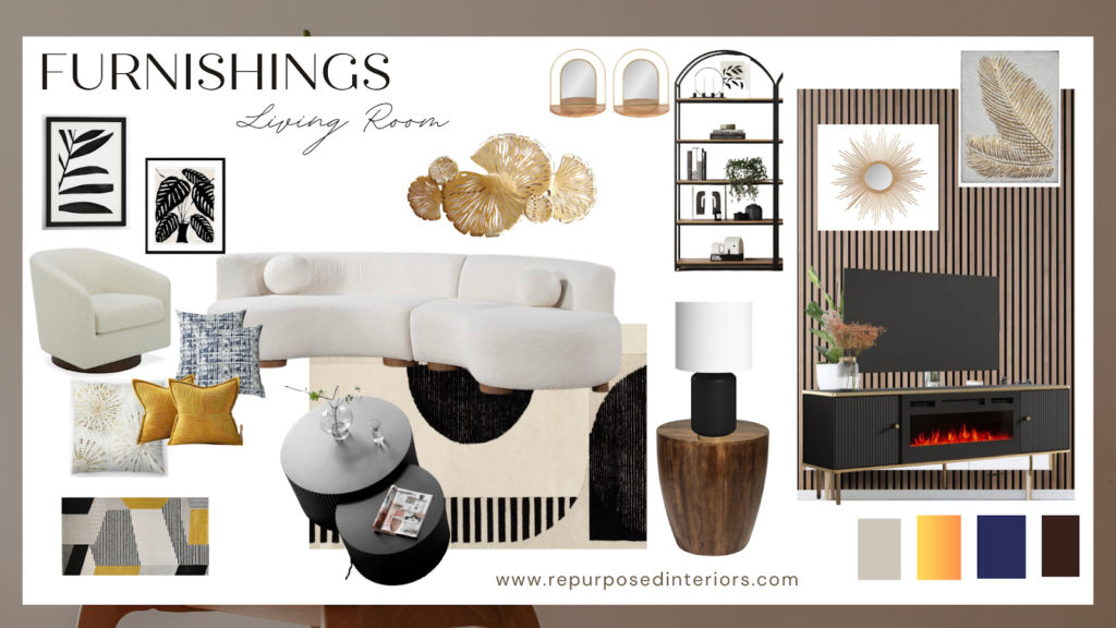 2024 home decor trends: interior design moodboard