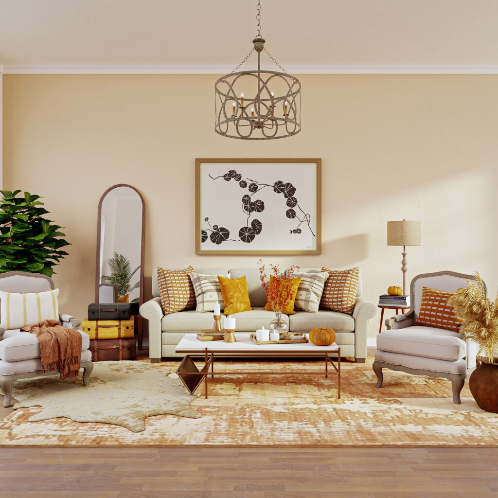 2024 home decor trends: warm tones