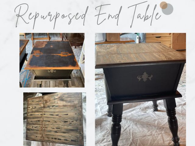 Repurposed furniture and DIY